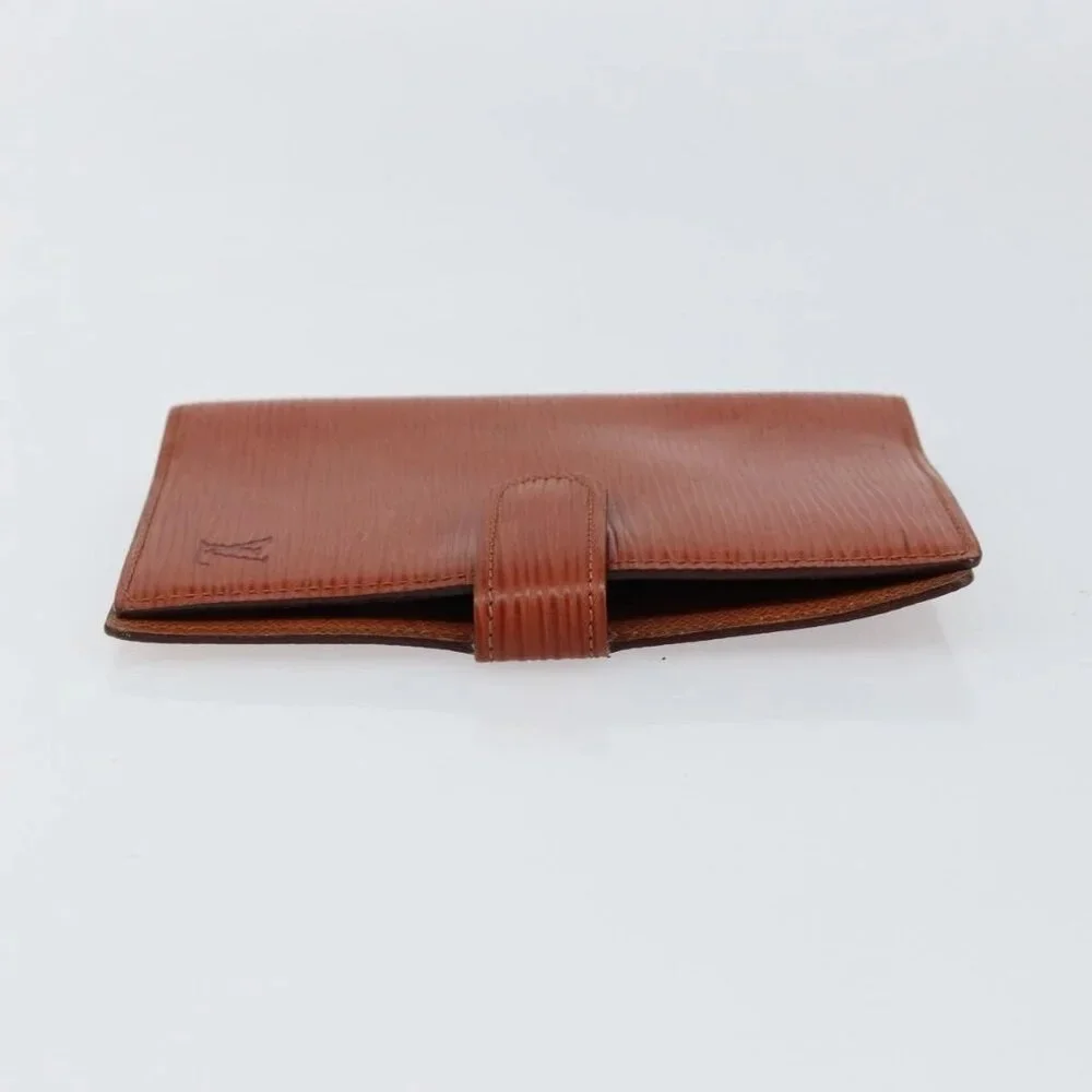 LOUIS VUITTON Epi Agenda PM Day Planner Cover Brown